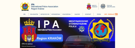 INTERNATIONAL POLICE ASSOCIATION MIĘDZYNARODOWE STOWARZYSZENIE POLICJI REGION IPA KRAKÓW