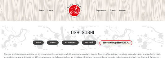 Oshi Sushi - fusion restaurant